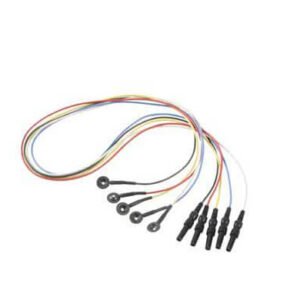 RE-usable disc electrodes, 5 pcs (Blue, Red, White, Yellow, Black)