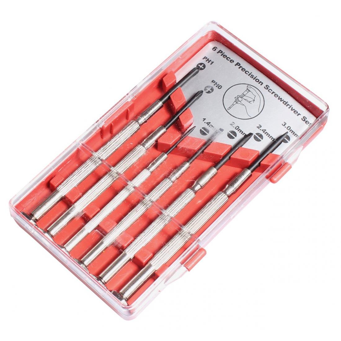 Presision screwdriver set (1 set of 6 pcs.)